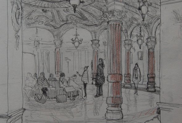 Dessin d'un opéra